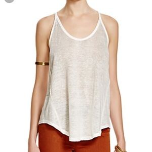 NWT Free People Mocha Heathered Tank